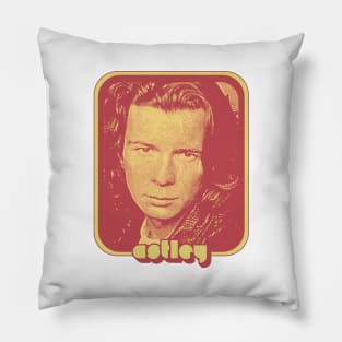 Rick Astley ////// Retro 80s Fan Tribute Design Pillow