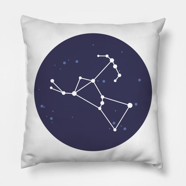 Orion Constellation Pillow by aglomeradesign