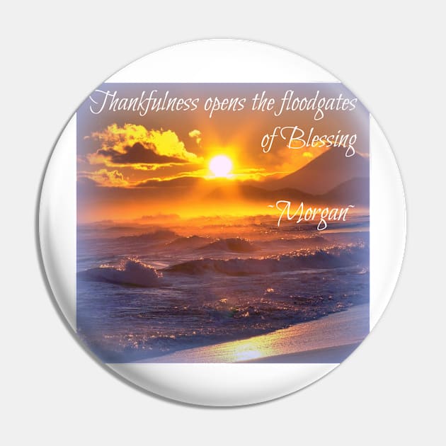 Thankfulness Pin by Visually Lyrical