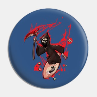 satanic surfer Pin