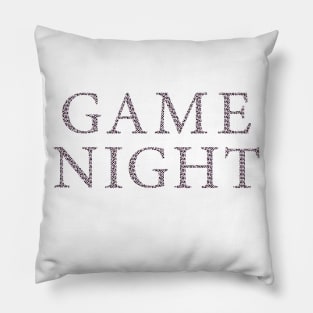 Pink leopard game night Pillow