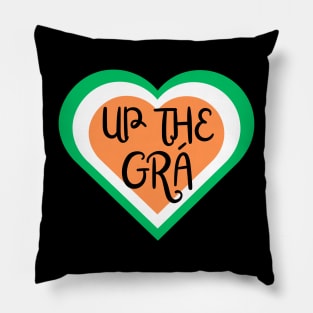 Up the Grá - Irish Love design - Irish Language Designs Pillow