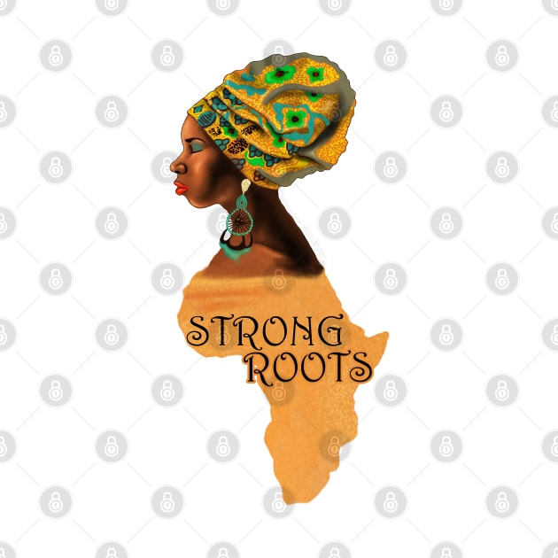 Strong Roots Africa Map by johnnie2749