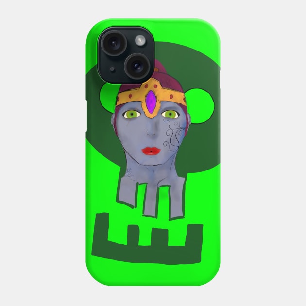 Lady of The Dead Phone Case by Dandy Doodles