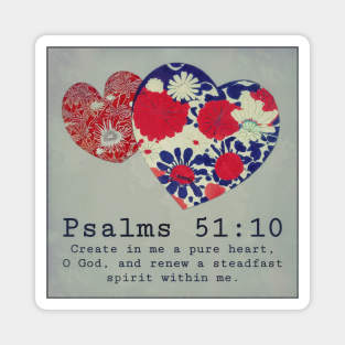 Psalms 51:10 Magnet