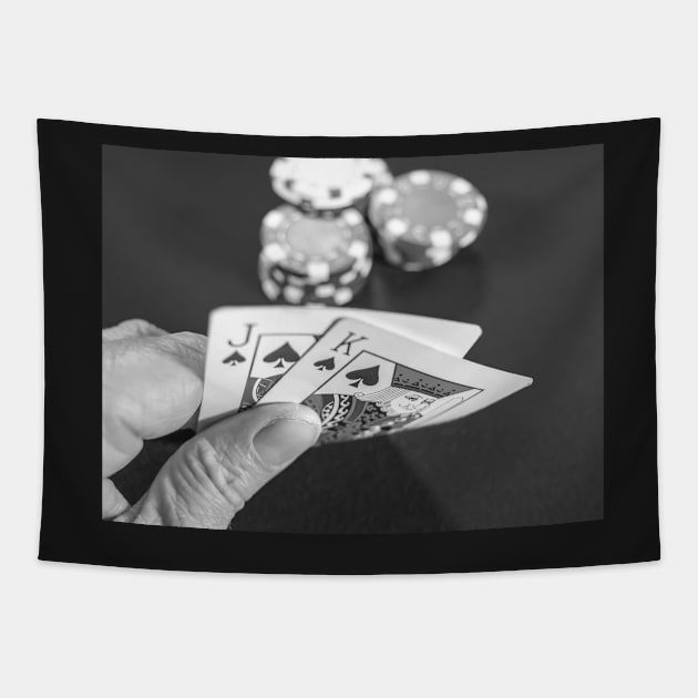 Texas Holdem Poker game Tapestry by yackers1