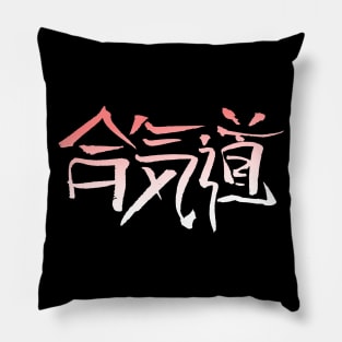 Aikido Style Calligraphy Pillow