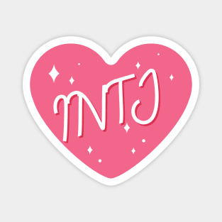 INTJ personality typography Magnet