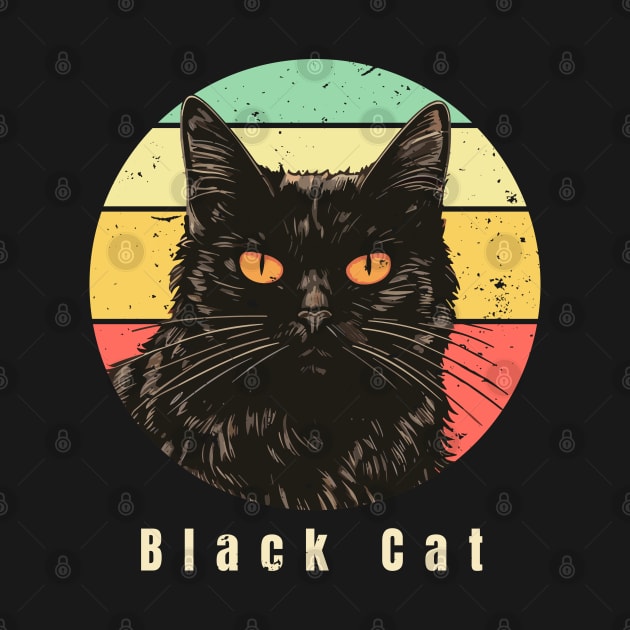 Black Cat Retro by Yopi