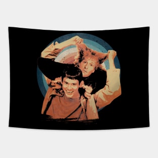 Retro Dumber Graphic Picture Tapestry