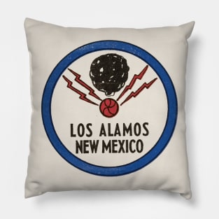 Manhattan Project Los Alamos, New Mexico Nuclear WW2 Pillow