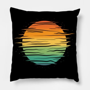 Rainbow Sunset Pillow