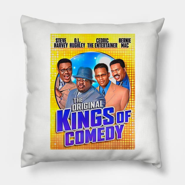 The Kings Of Comedy Pillow by M.I.M.P.