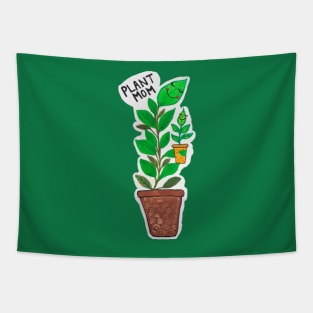 Plant Mom and baby plant Tapestry