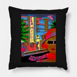 Miami,,House of Harlequin Pillow