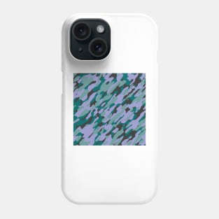 Teal Camouflage Phone Case