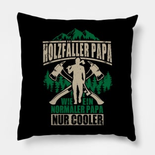 Lumberjack Woodworker Chainsaw Gift Pillow