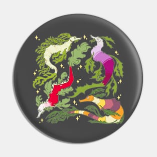 Veggie Sea Dragons Pin