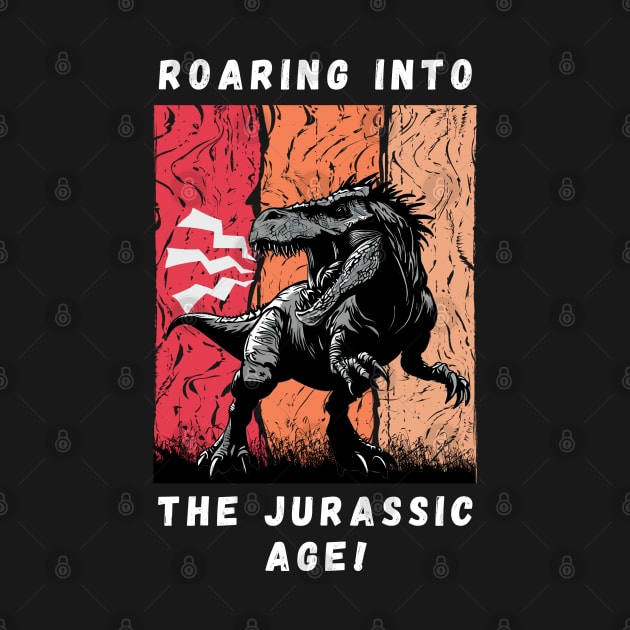 Roaring into the Jurassic age! by MAELHADY designs