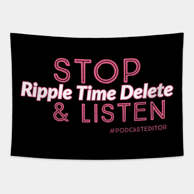 Ripple Time Delete Tapestry by YaYa Picks