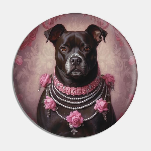 Royal Staffy Pin by Enchanted Reverie