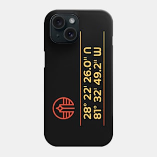 Mission Space Epcot Coordinates Phone Case