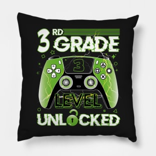 Level 3rd Grade Unlocked Back To School Pillow