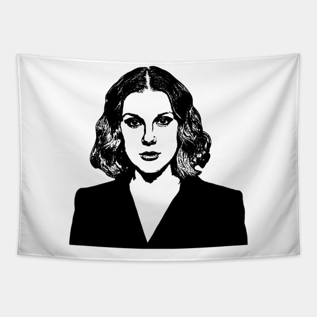 Millie bobby brown Tapestry by Morishasha