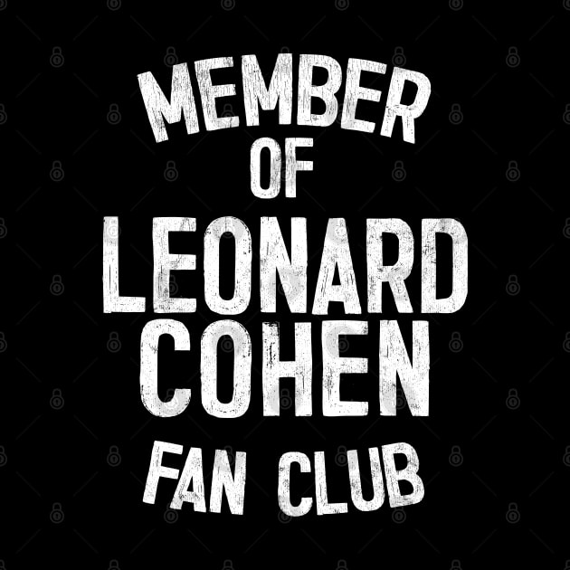 Leonard Cohen Fan Design by DankFutura