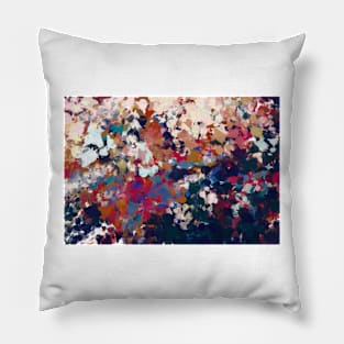 The Gardener and the Queen Abstract Pillow