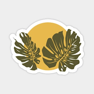 Tropical Leaves Magnet