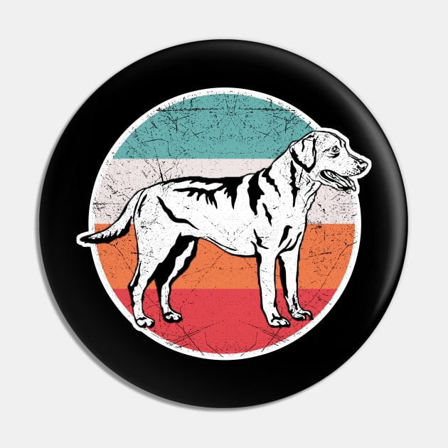 Vintage Retro Labrador Pin by aaltadel