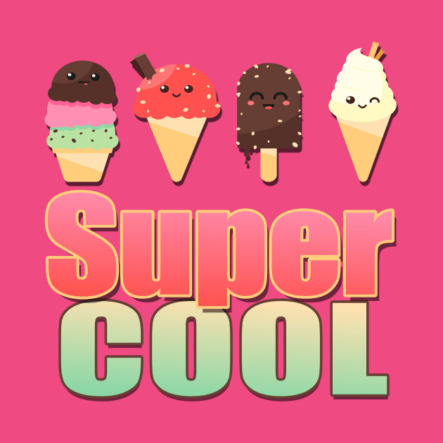 Super Cool Kawaii Ice creams by AlondraHanley