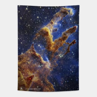 JWST Pillars of Creation, 2022 (James Webb/JWST) Tapestry