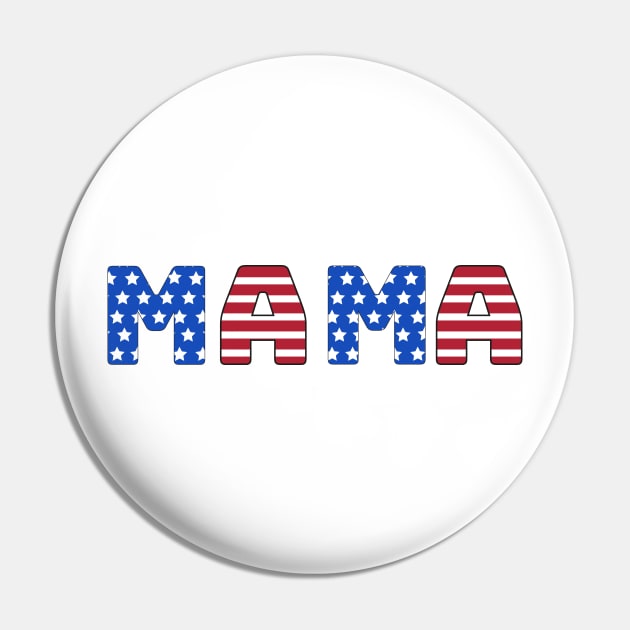 Mama 4th of july Pin by Anines Atelier