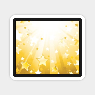 Radiant background with stars Magnet