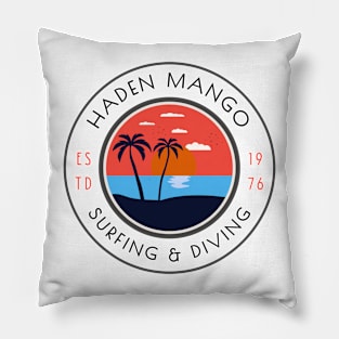 Surfing and Diving Pillow