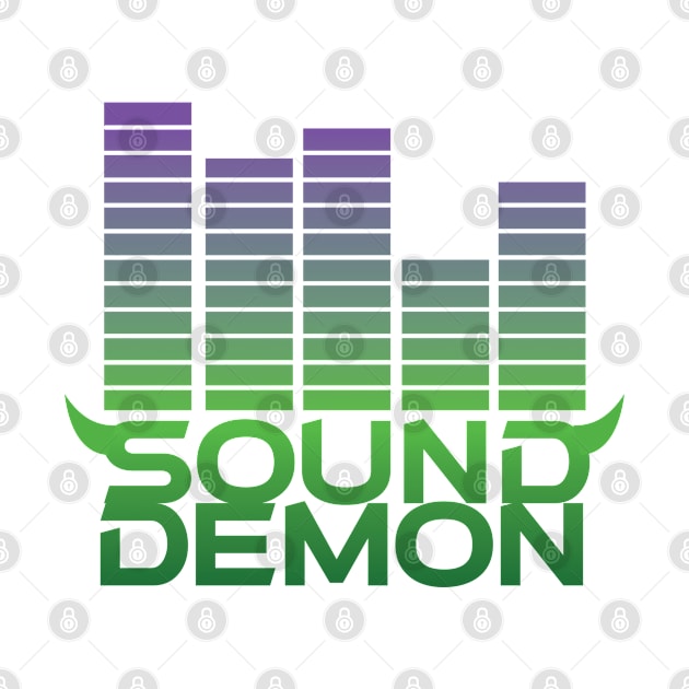 Sound Demon Green Purple by MattOArtDesign