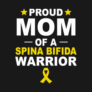 A Spina Bifida Warrior Women's Yellow Ribbon T-Shirt