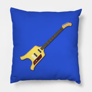 King Gizzard: Flying Microtonal Banana Stu Guitar Graphic Pillow