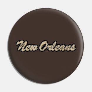 Football Fan of New Orleans Pin