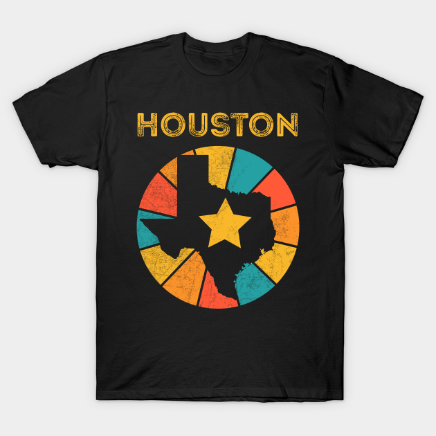 Discover Houston Texas Vintage Distressed Souvenir - Houston Texas - T-Shirt