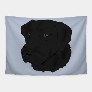 Black Lab Dog Tapestry