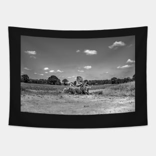 Arable plough in the English countryside Tapestry