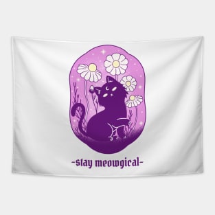 Stay Meowgical Tapestry