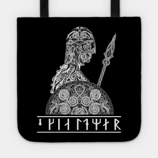 Shieldmaiden (Skjaldmaer) Spear - White Tote