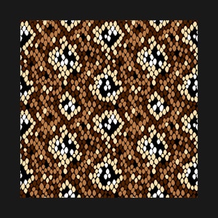 Snakeskin Pattern (Brown) T-Shirt