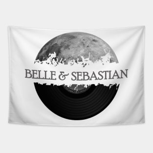 Belle and Sebastian moon vinyl Tapestry