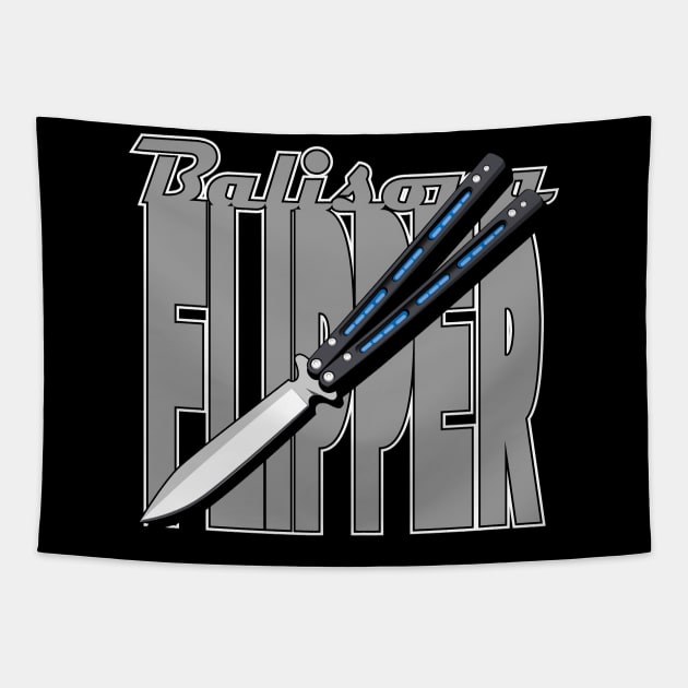 Balisong Flipper 6 Tapestry by Spikeani