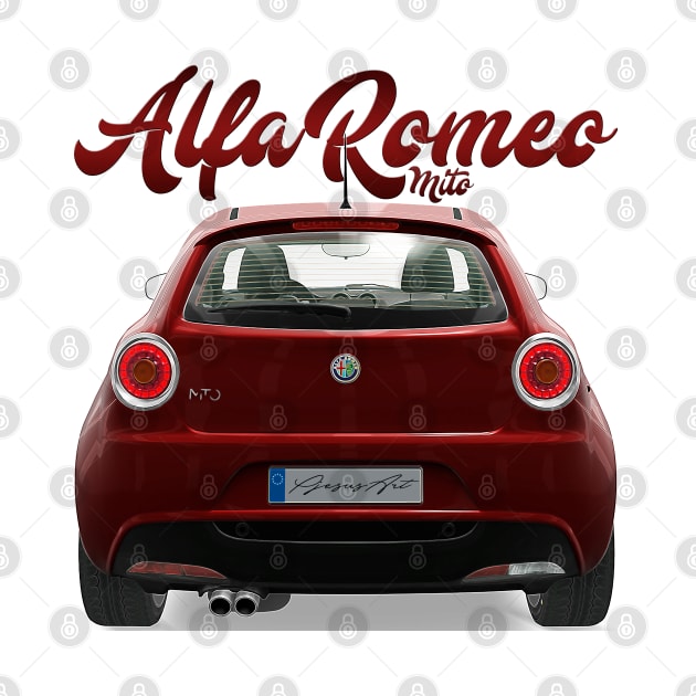 ALFA ROMEO Mito Back red by PjesusArt